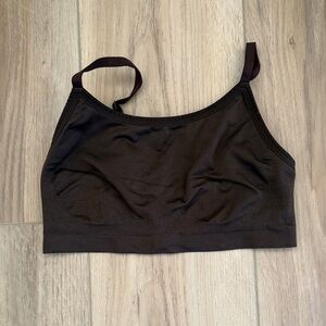 Gymshark Black Seamless Light-Support Sports Bra